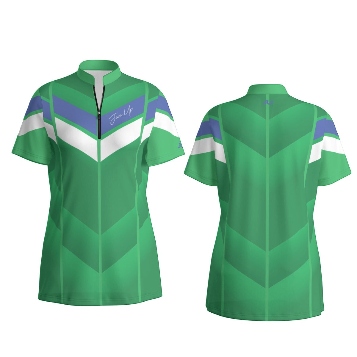 JUS Shield Green Women's Sport Collar