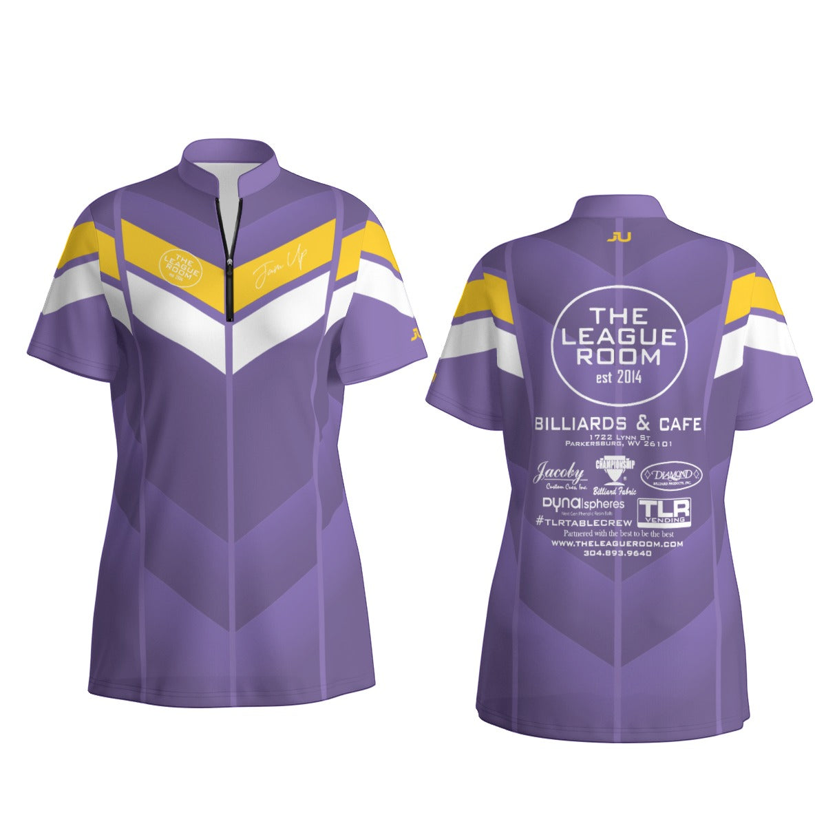 The League Room  Shield Purple Women's Sport Collar
