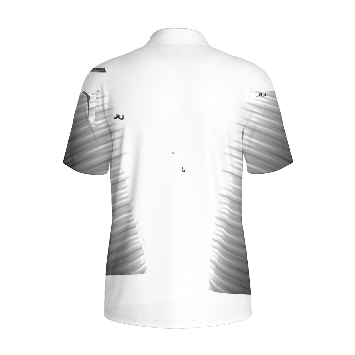 JUS Crossfade White Men's Polo