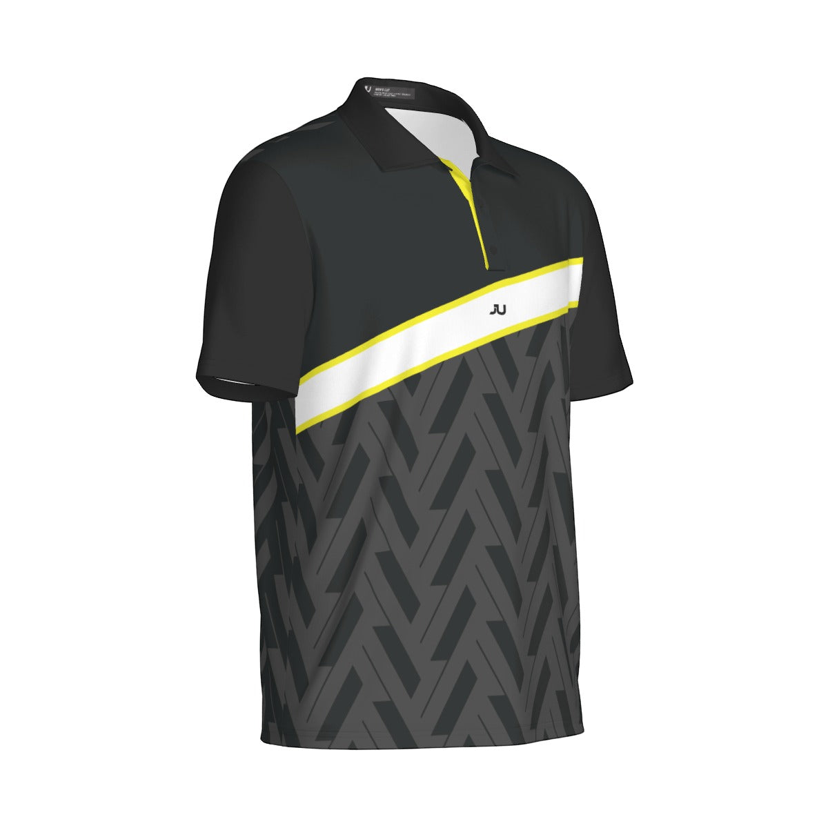 Topline Black Men's Polo