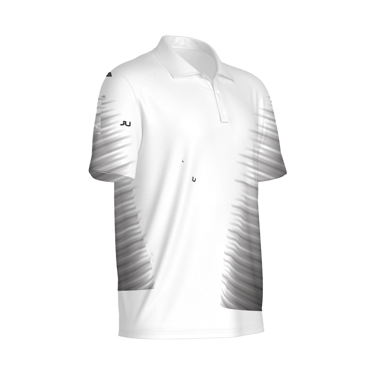 JUS Crossfade White Men's Polo