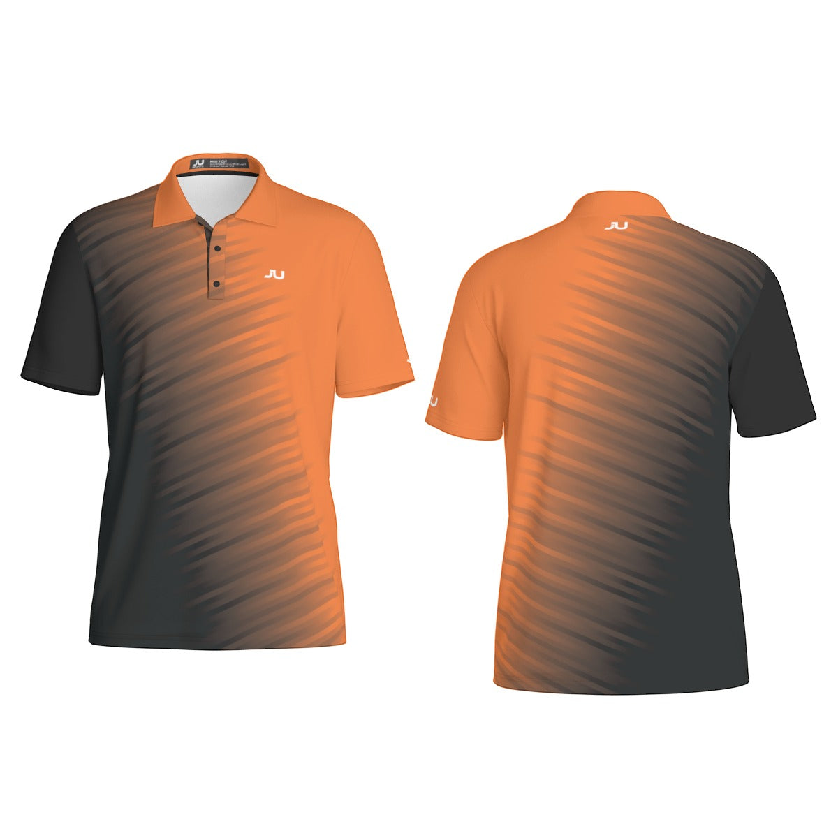 JUS Crossfade Orange Men's Polo