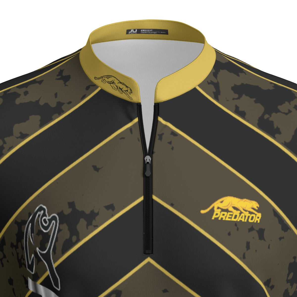 RUSH GOLD Men's Sports Collar Jersey
