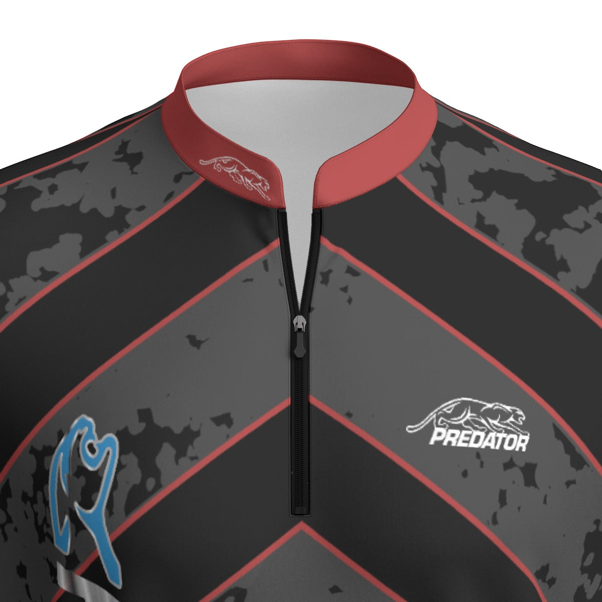 Predator Rush Red Men's Sport Collar Jersey