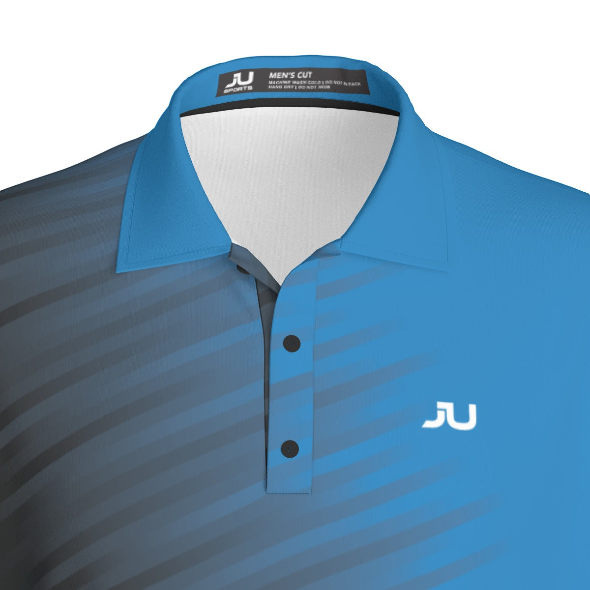 JUS Crossfade Blue Men's Polo