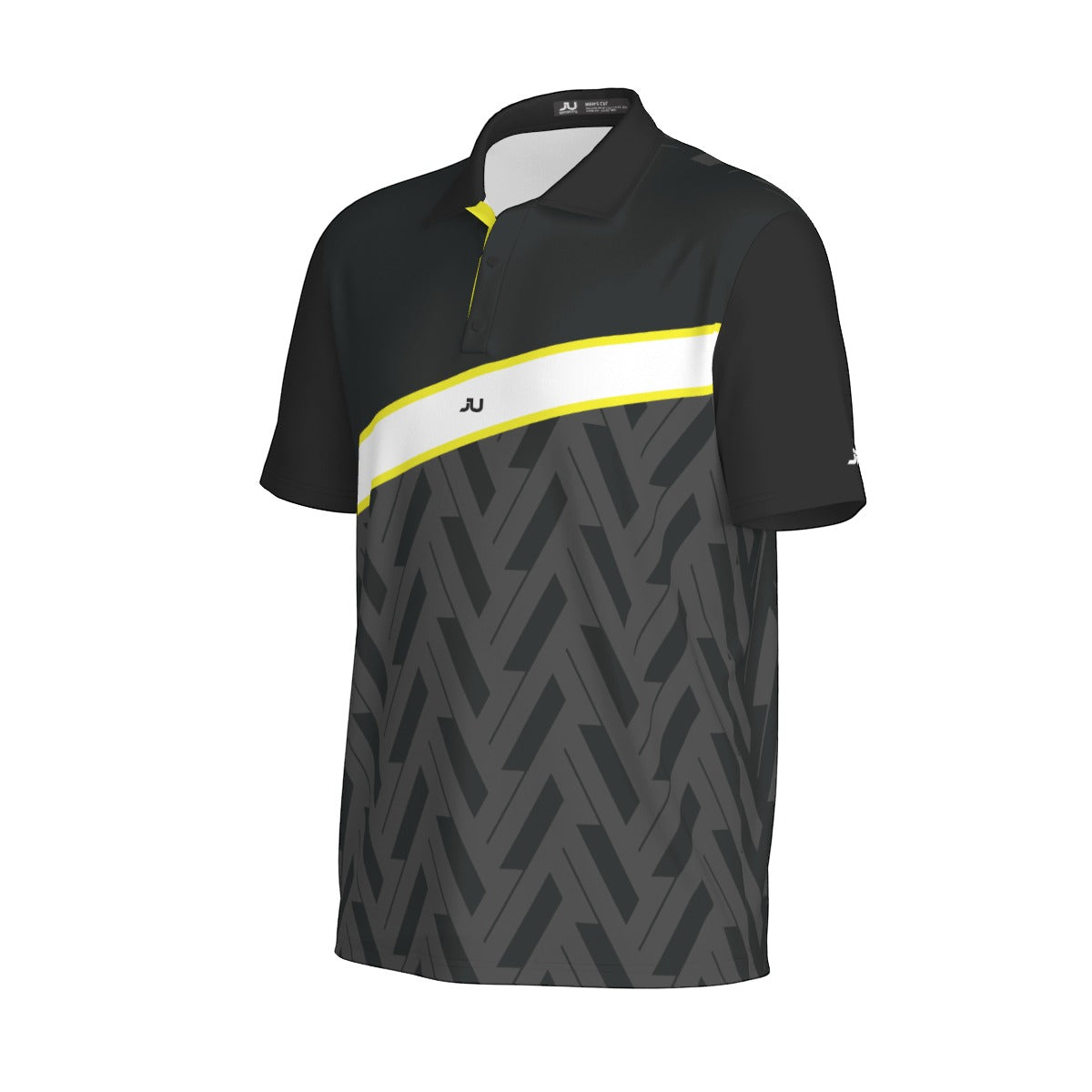 Topline Black Men's Polo