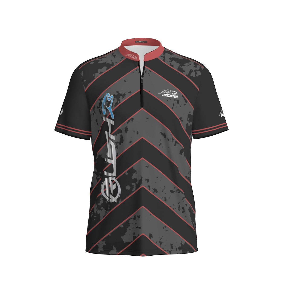 RUSH RED Men's Sport Collar Jersey