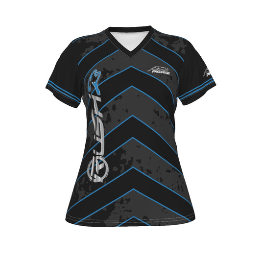 Predator Rush Blue Women's V-Neck