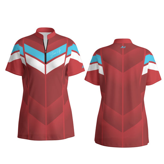 JUS Shield Red Women's Sport Collar