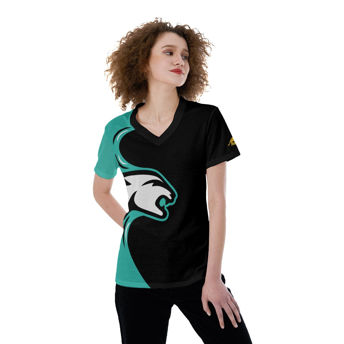 Predator Strike Women's V Neck Tee - Teal