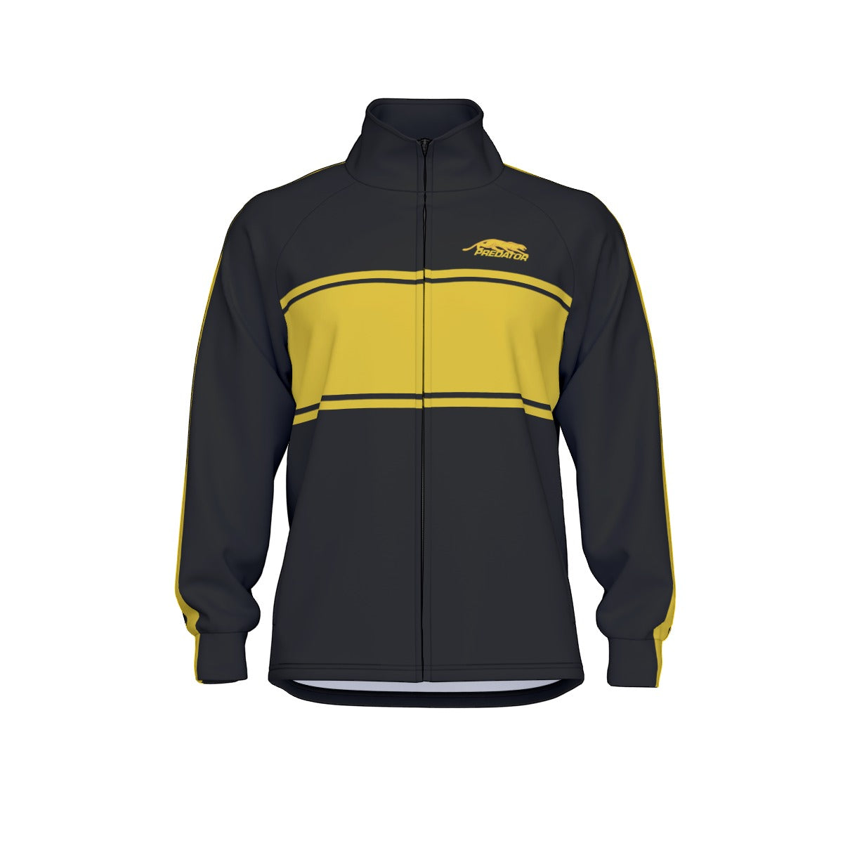 Predator Men's Zip Jacket (Yellow Stripe)