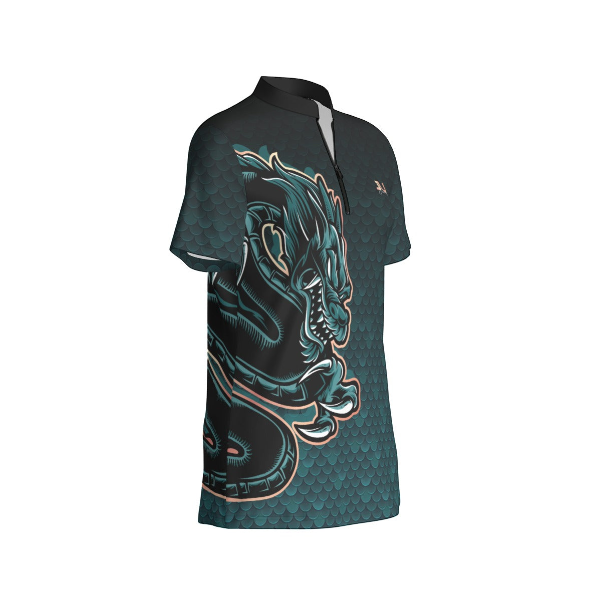 Dragon Teal Women's Sport Collar