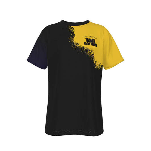 TailGators Bite Yellow Men'sCrew Neck T-Shirt
