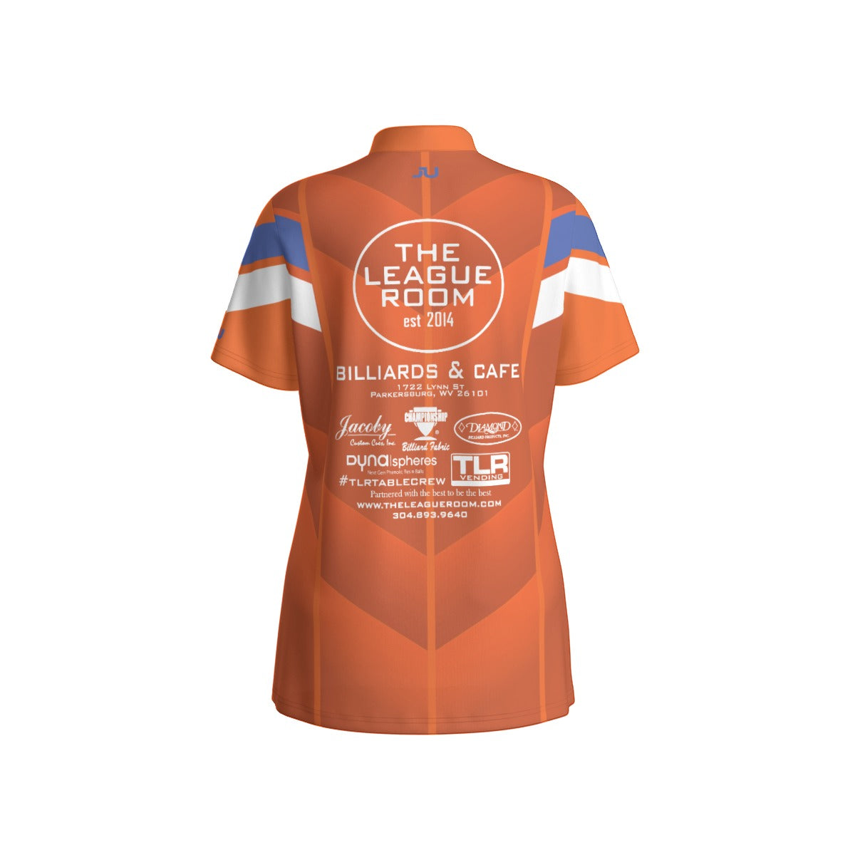 The League Room Shield Orange Women's Sport Collar