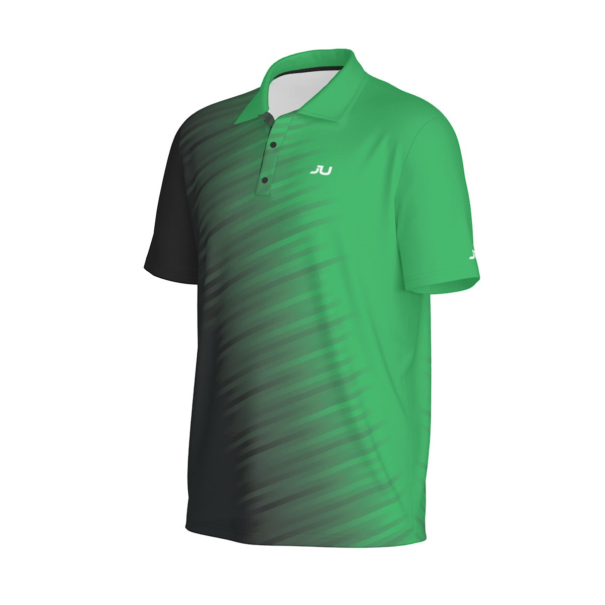 JUS Crossfade Green Men's Polo