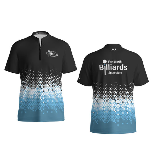 Fort Worth Billiards Men's Sports Collar Jersey