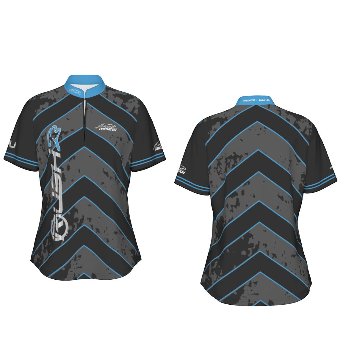 Predator Rush Women's Sport Collar Jersey - Blue