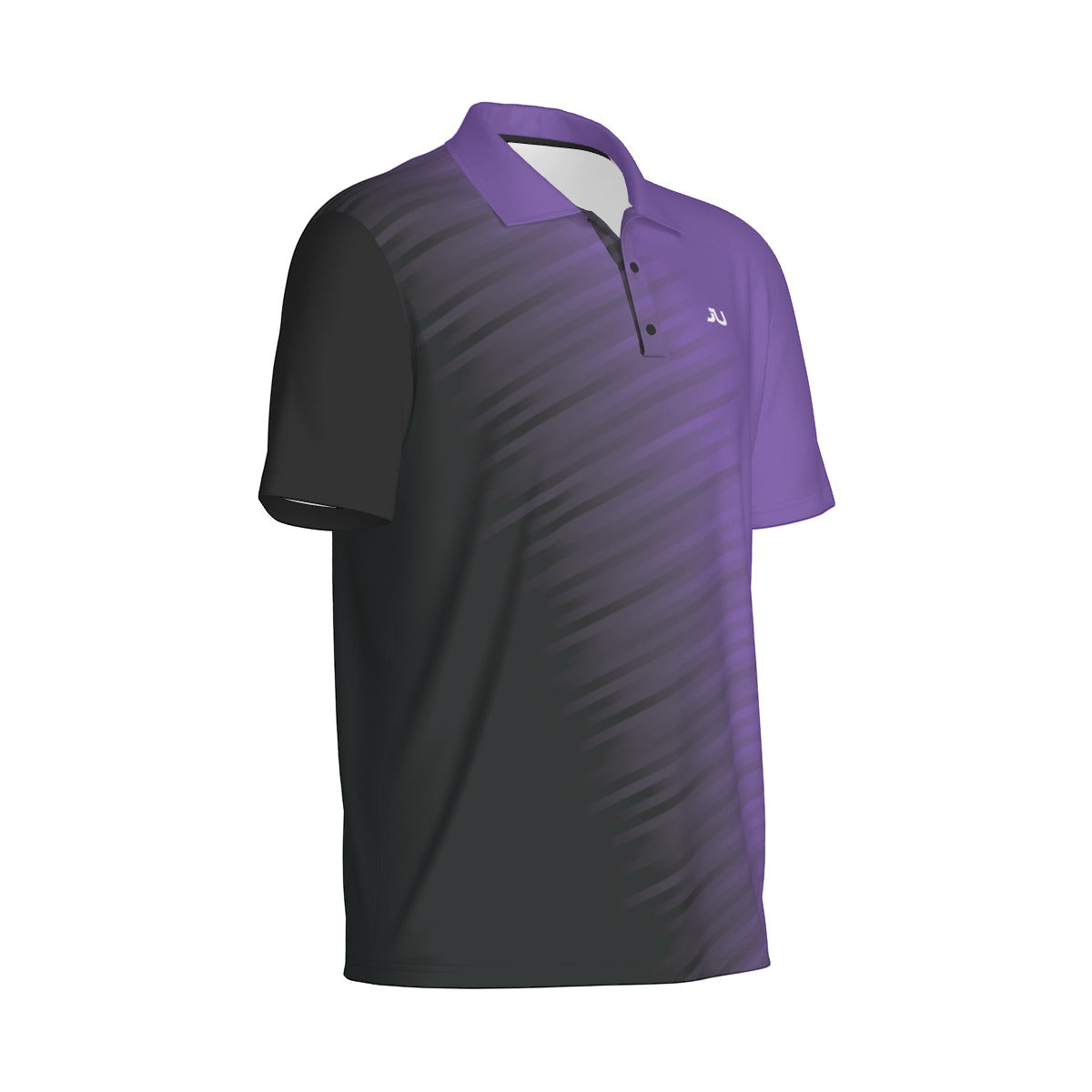 JUS Crossfade Purple Men's Polo