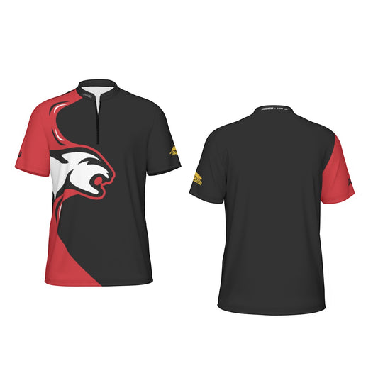 Predator Strike Men's Sport Collar Jersey - Red