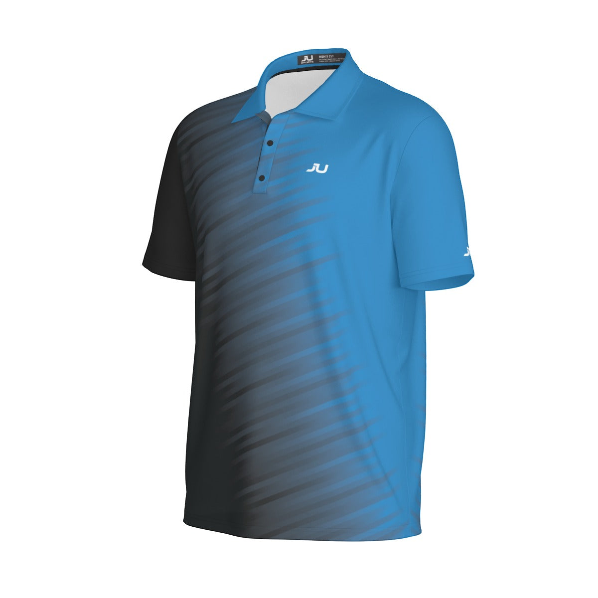 JUS Crossfade Blue Men's Polo