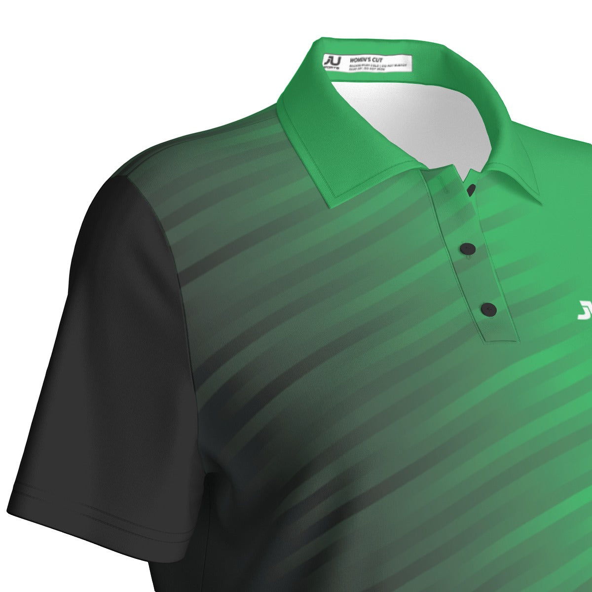 JUS Crossfade Green Women's Polo