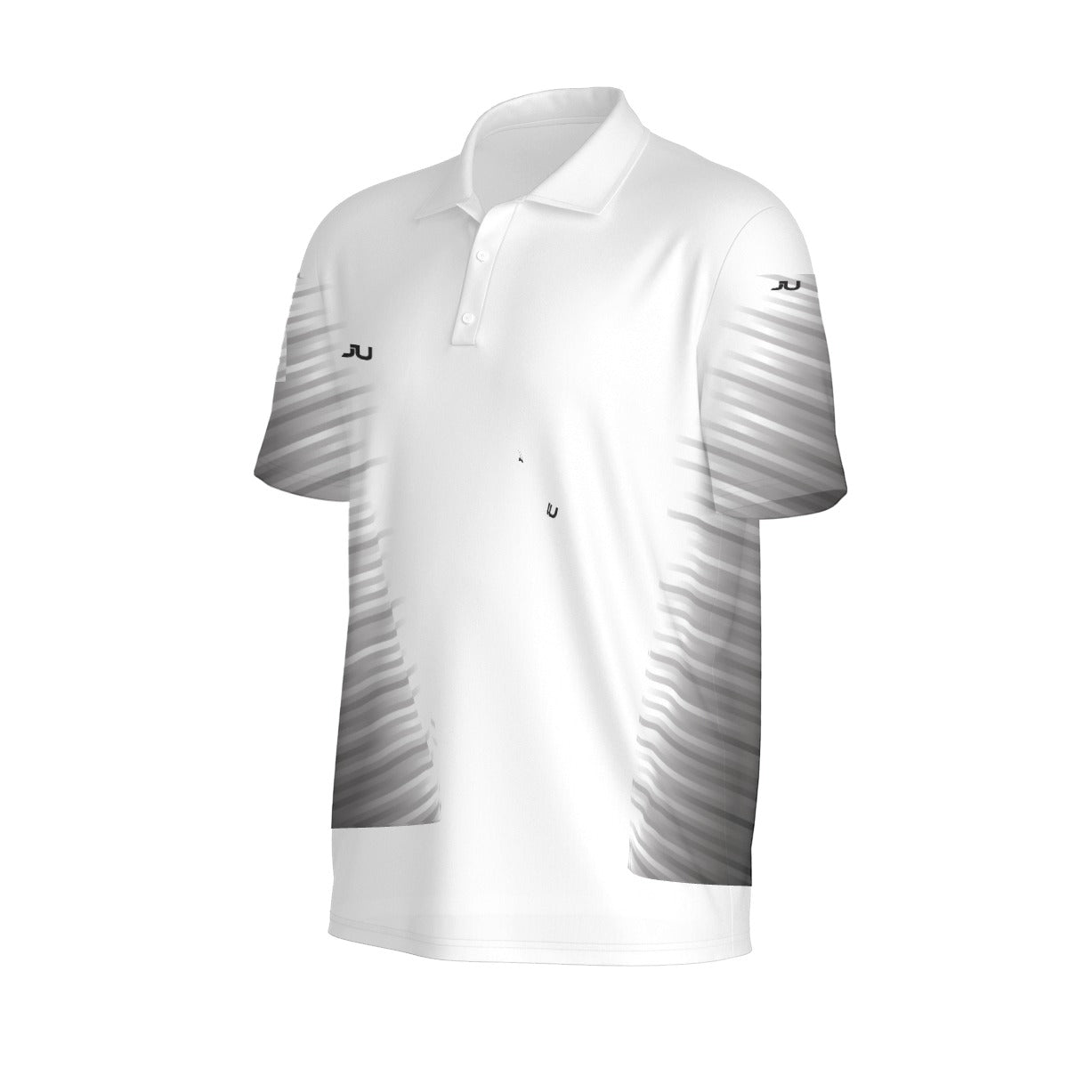 JUS Crossfade White Men's Polo