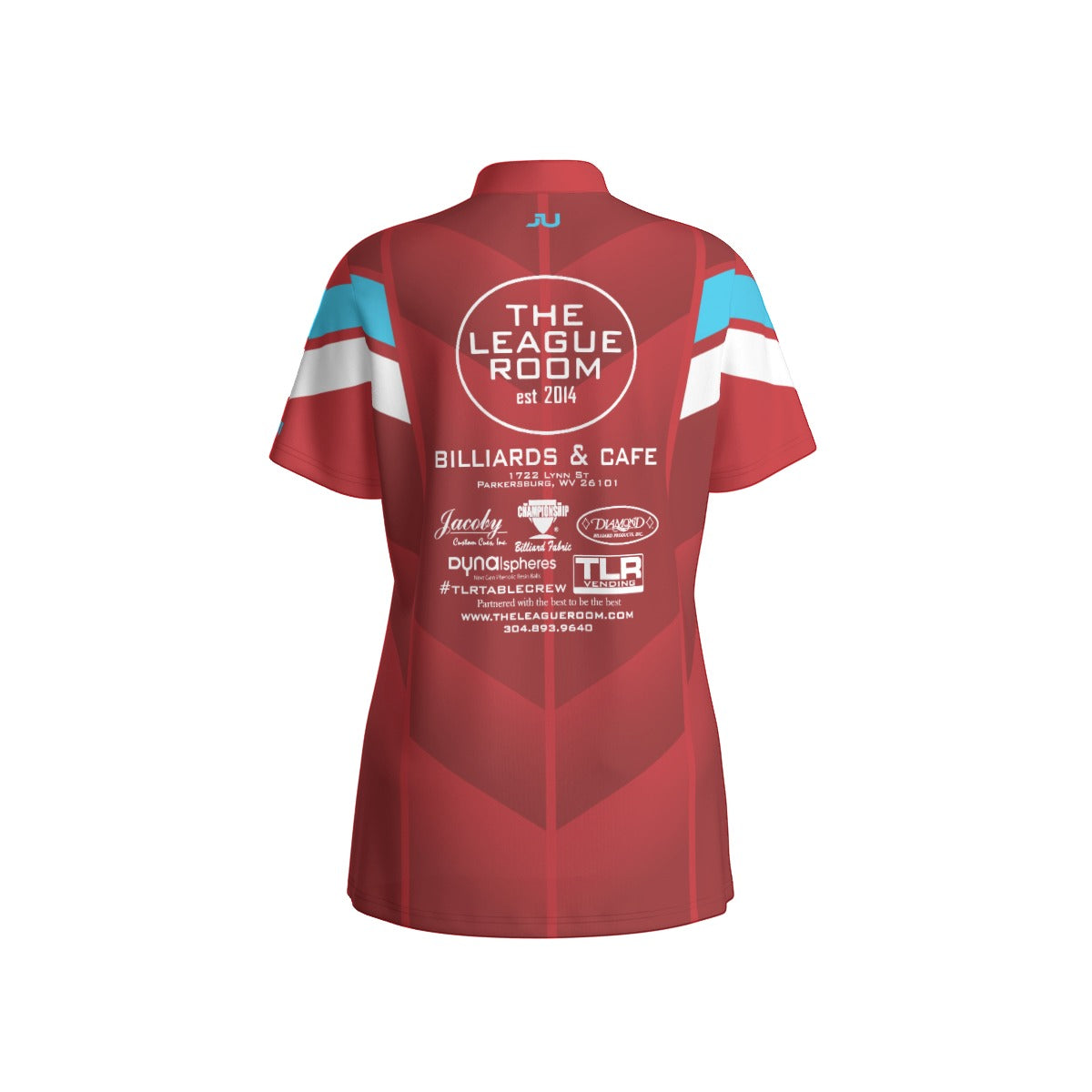 The League Room  Shield Red Women's Sport Collar