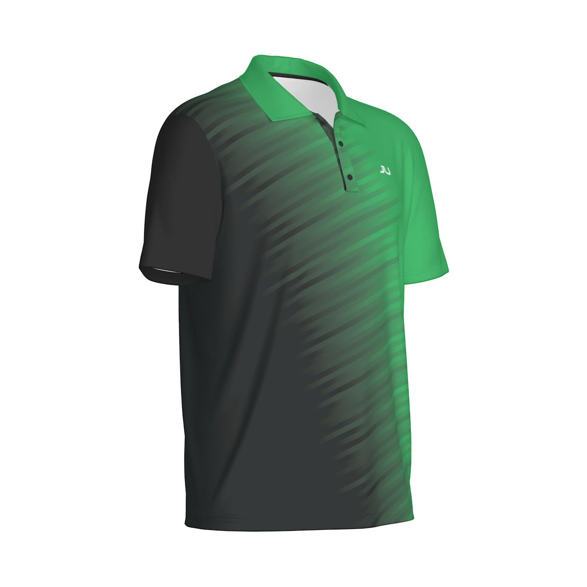 JUS Crossfade Green Men's Polo