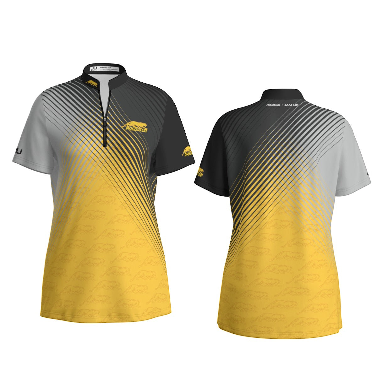 Predator Fusion Yellow Women's Sport Collar Jersey