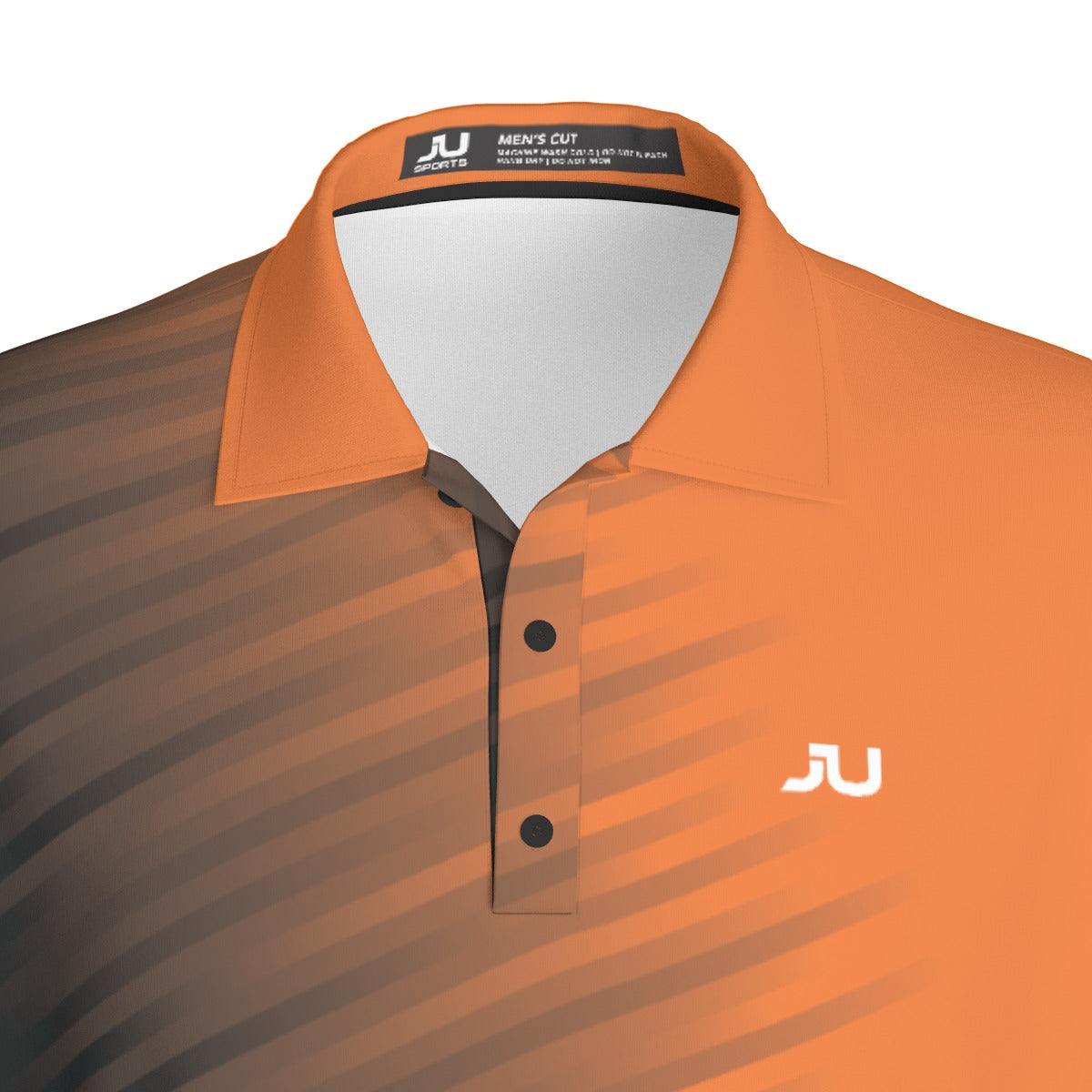 JUS Crossfade Orange Men's Polo