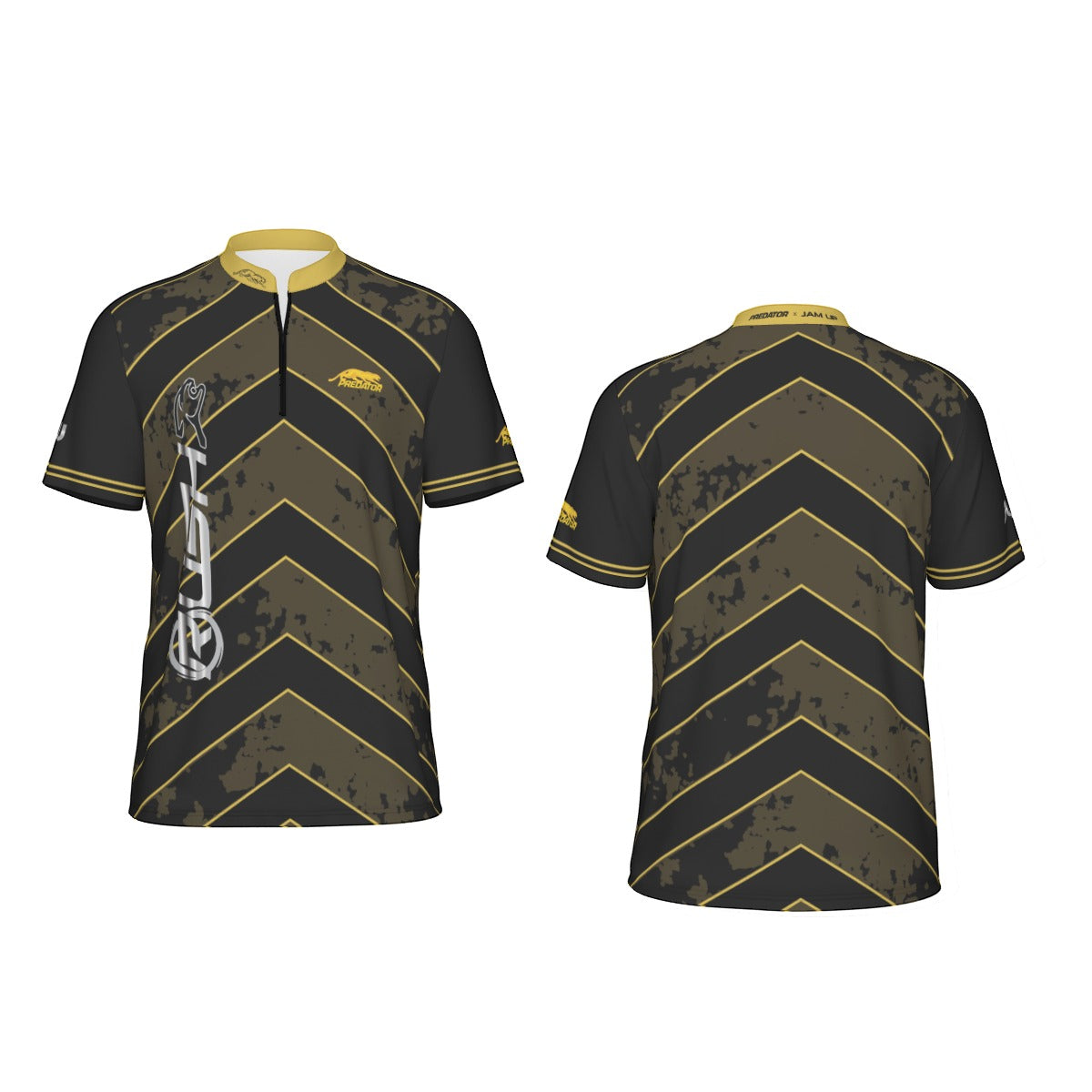 Predator Rush Gold Men's Sport Collar Jersey