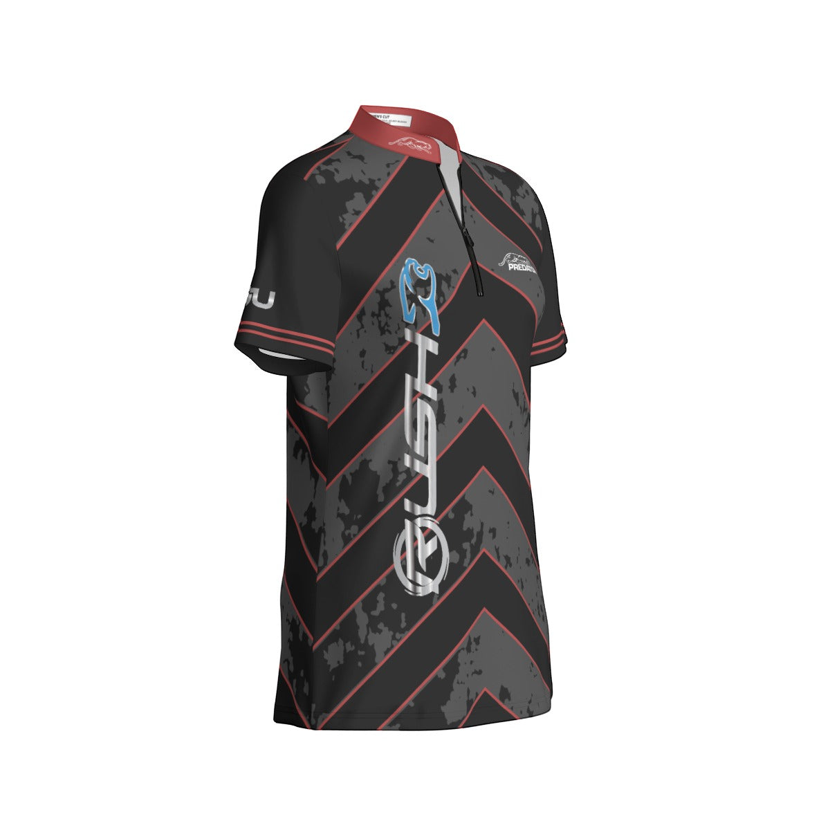 RUSH RED Women's Sport Collar Jersey