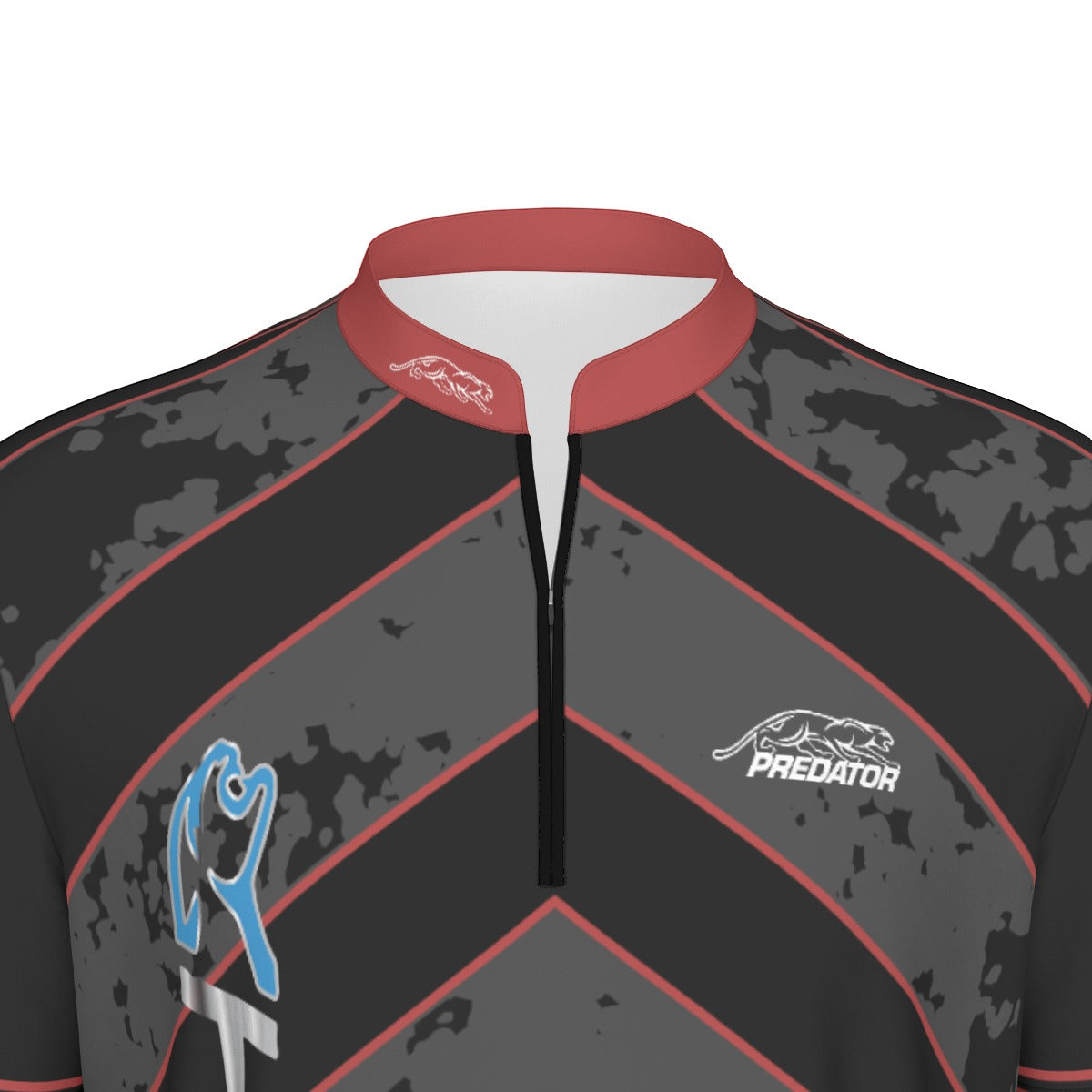 Predator Rush Men's Sport Collar Jersey - Red