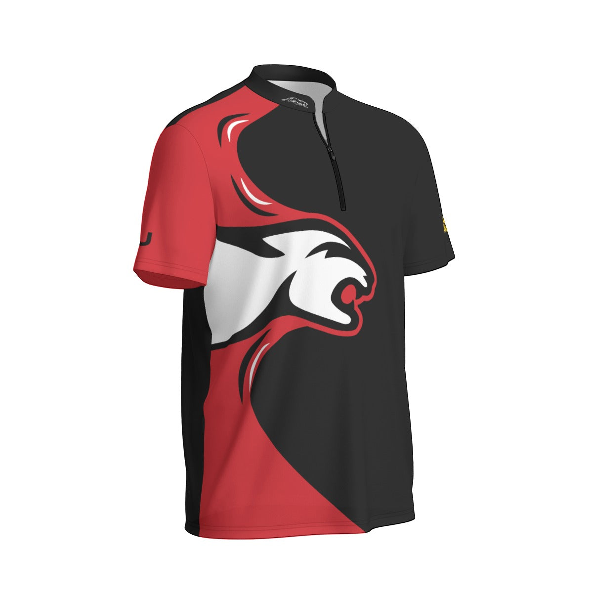 Strike Red Men's Sports Collar Jersey
