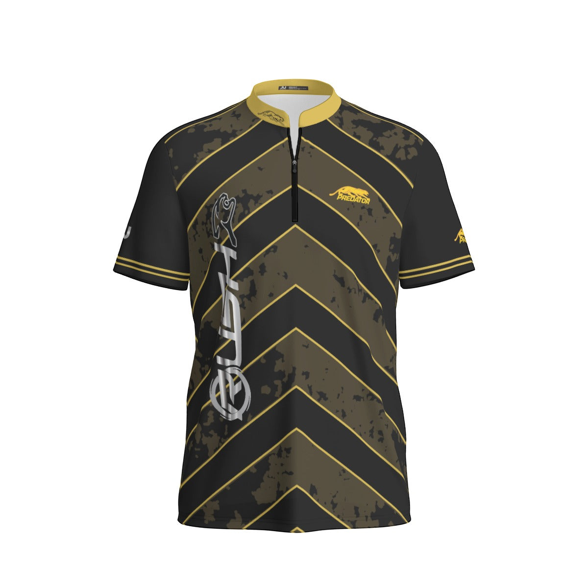 RUSH GOLD Men's Sports Collar Jersey