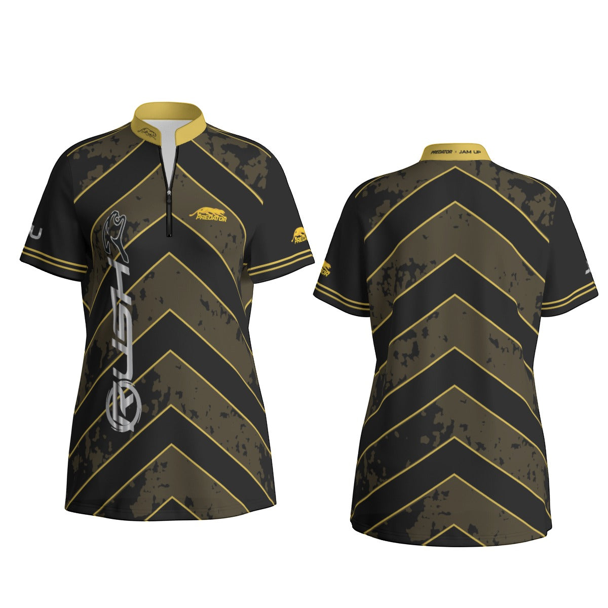 Predator Rush Gold Women's Sport Collar Jersey