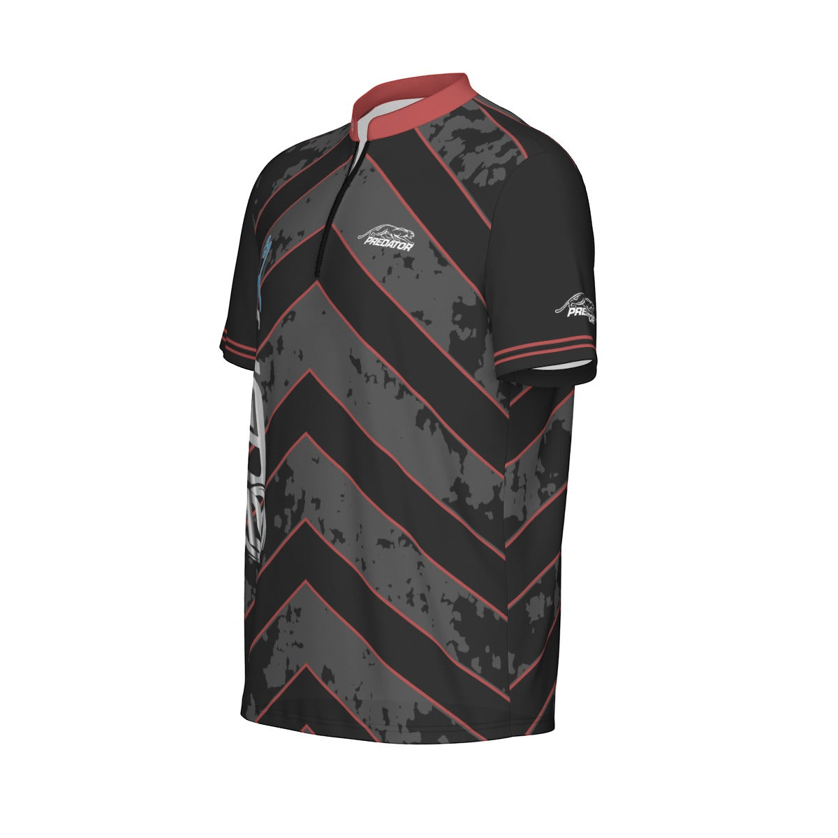 Predator Rush Men's Sport Collar Jersey - Red
