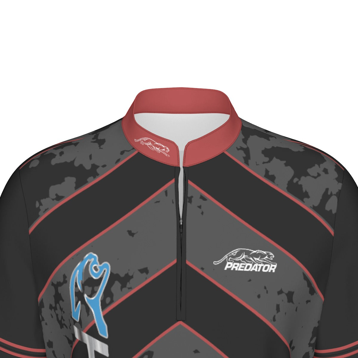 Predator Rush Women's Sport Collar Jersey - Red