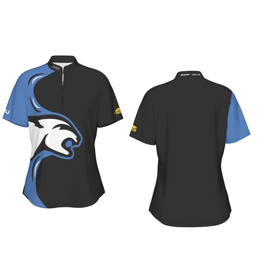 Predator Strike Women's Sport Collar Jersey - Blue