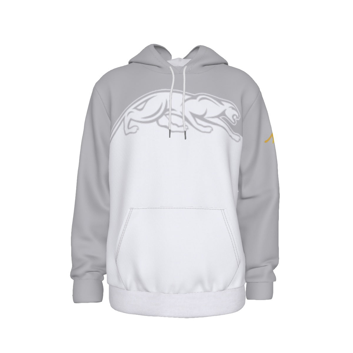 Predator Shadow Men's White/Gray Hoodie
