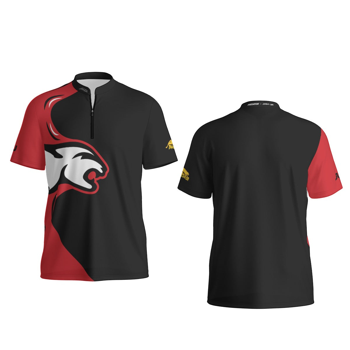 Strike Red Men's Sports Collar Jersey