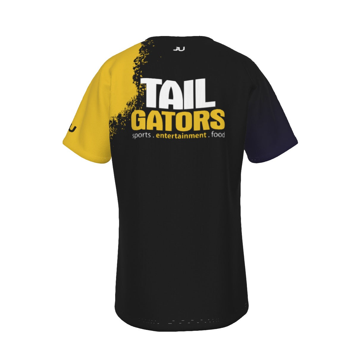 TailGators Bite Yellow Men'sCrew Neck T-Shirt