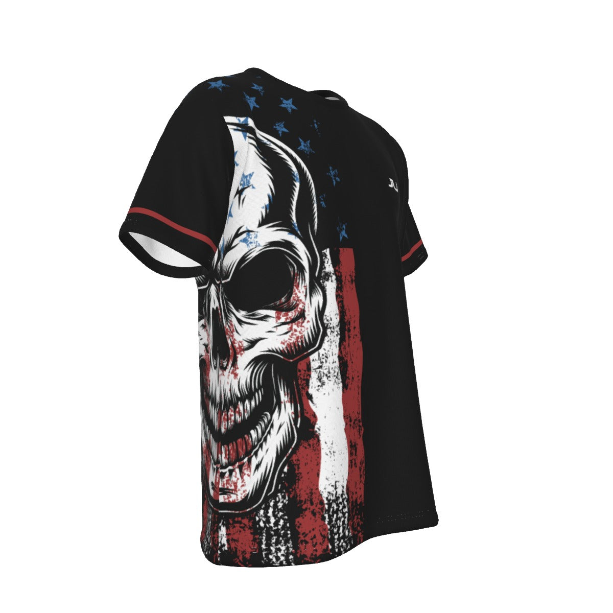 USA Skull Men's Crew Neck
