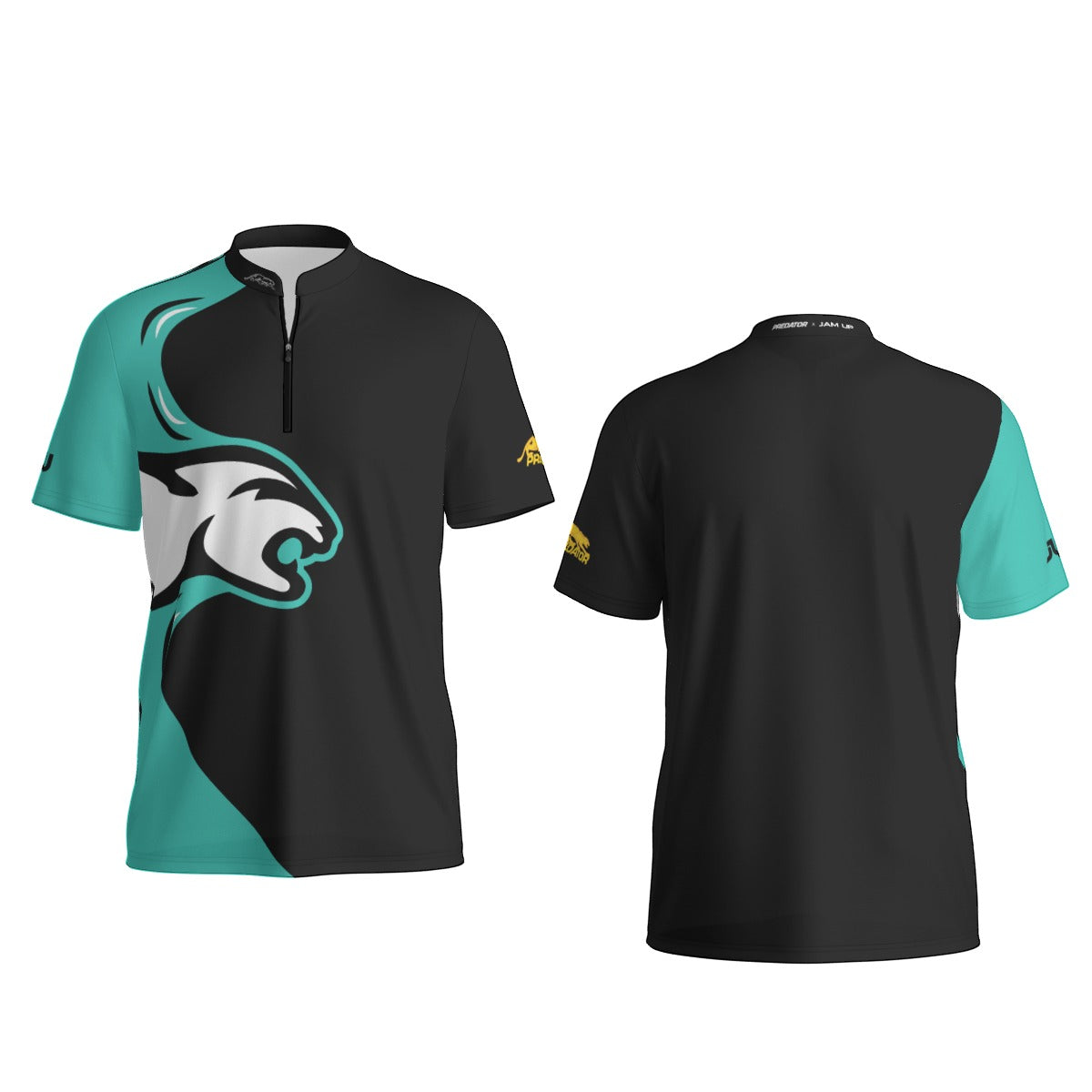 Strike Teal Men's Sports Collar Jersey