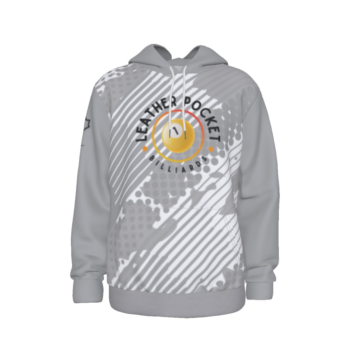 Leather Pocket Light Grunge Hoodie