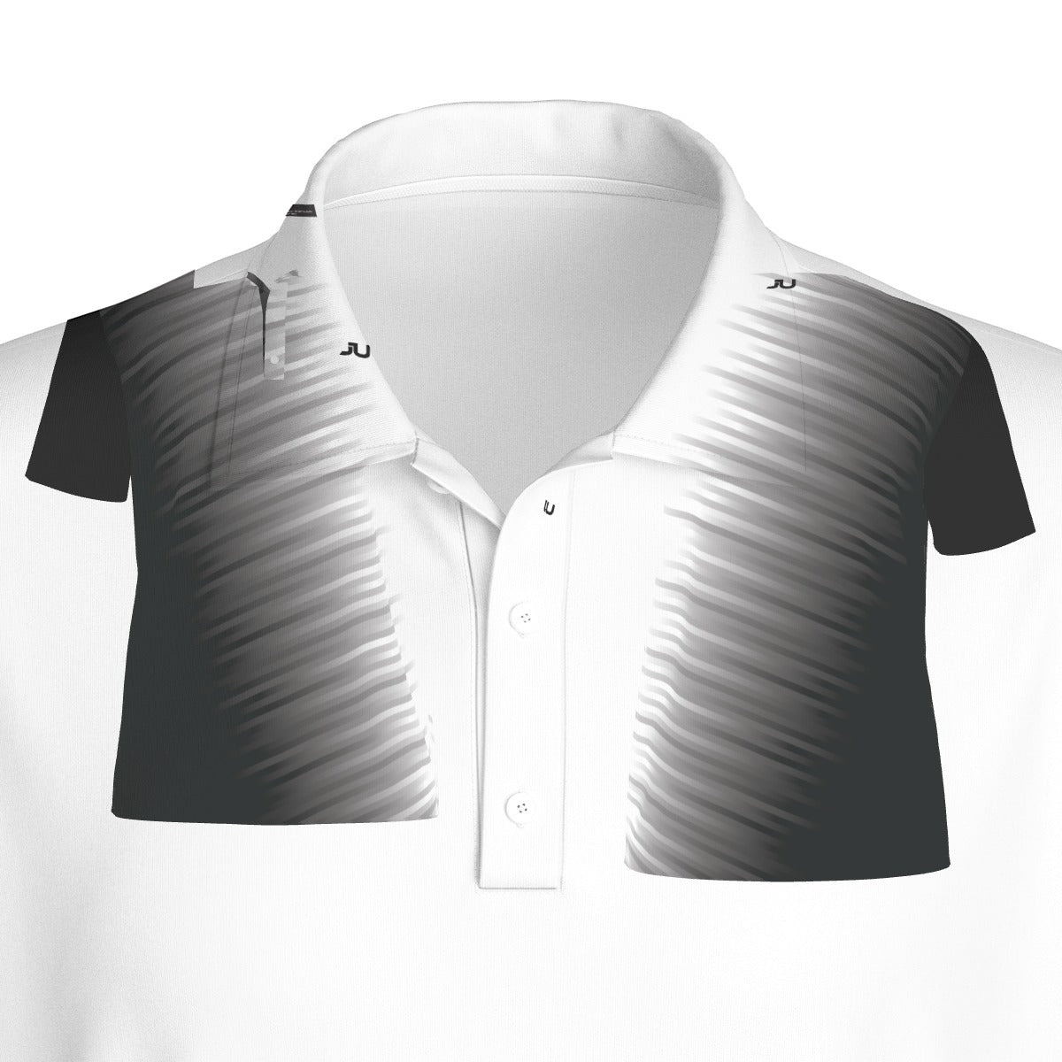 JUS Crossfade White Men's Polo
