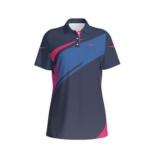 Action 2.0 Blue Majenta Women's Polo