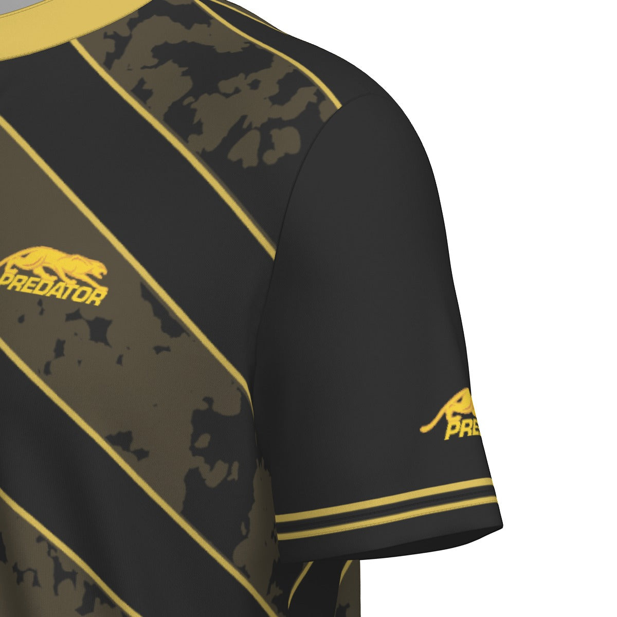 RUSH GOLD Men's Sports Collar Jersey