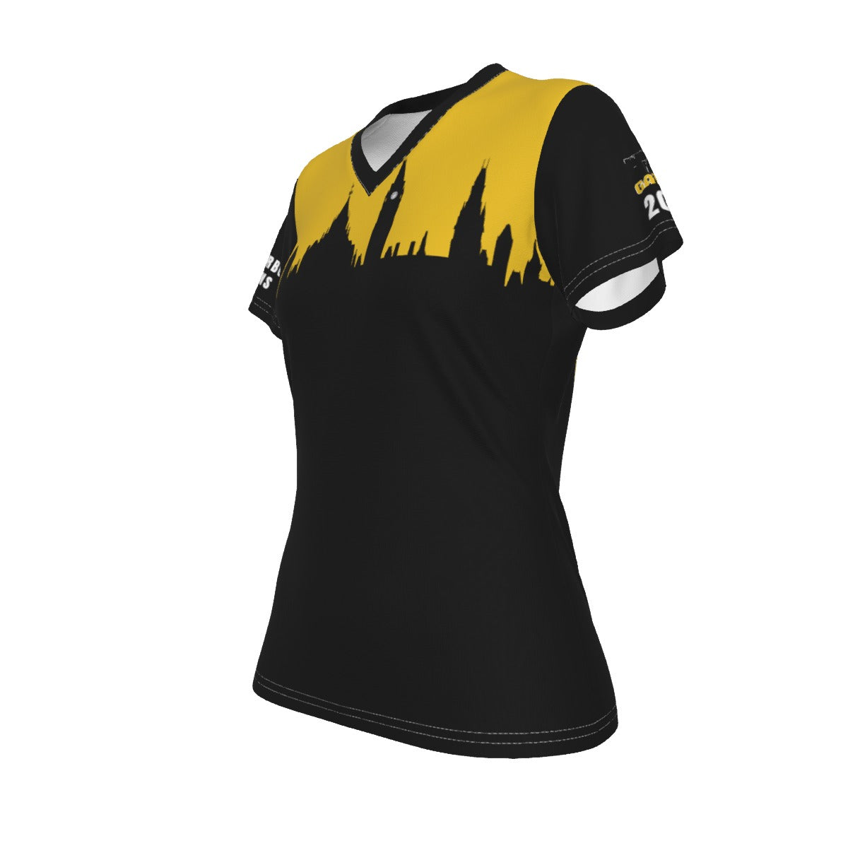 TailGators Ottawa Yellow V-neck Women's T-shirt