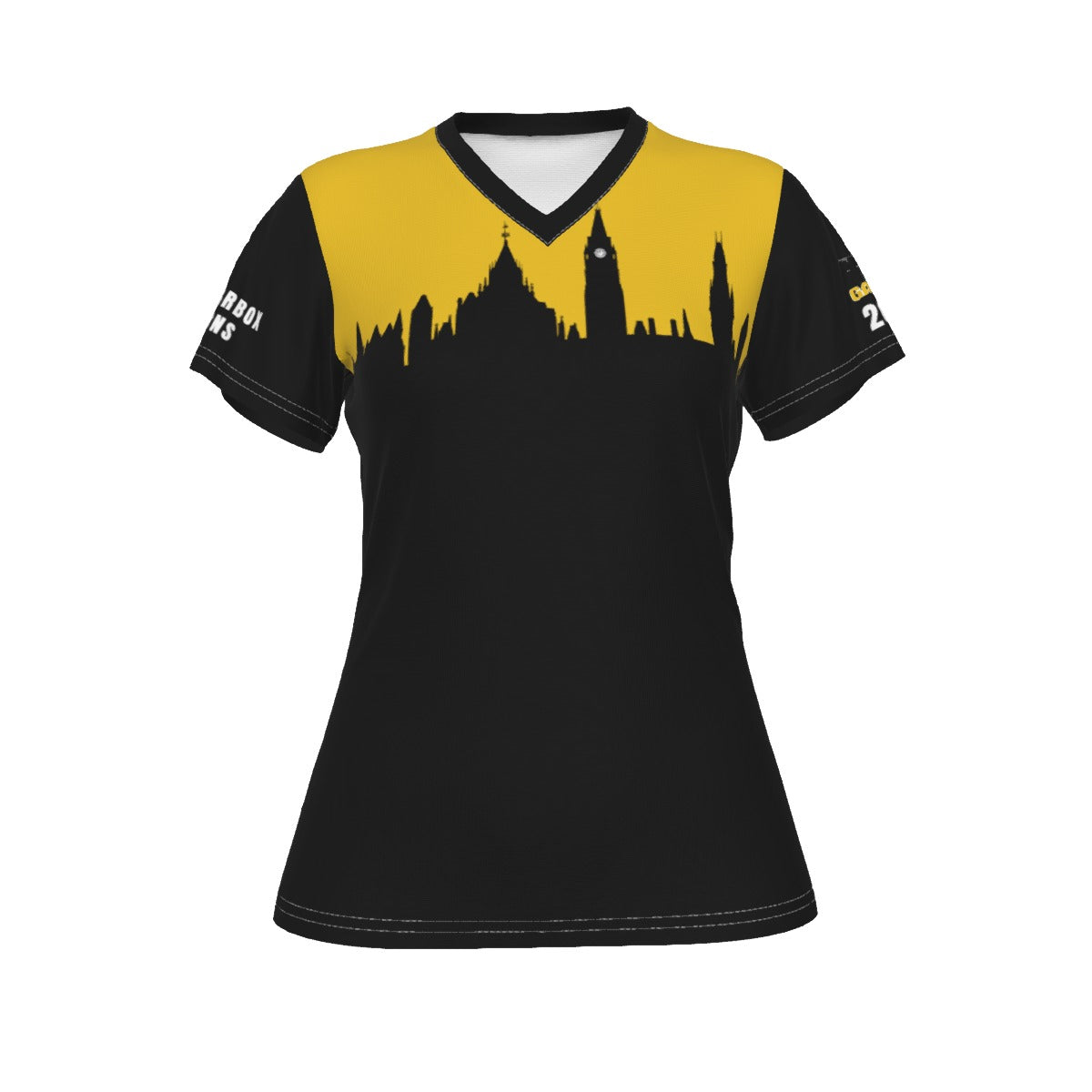 TailGators Ottawa Yellow V-neck Women's T-shirt